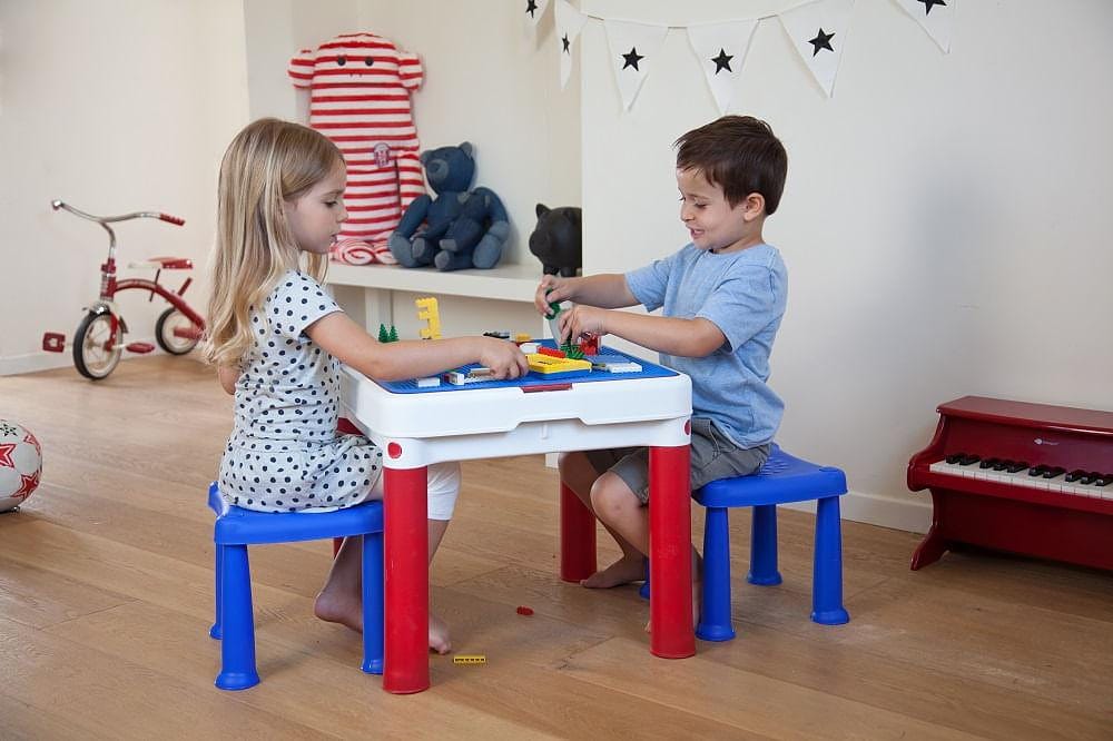 Conjunto Mesa e Cadeiras Constru Kids - Keter