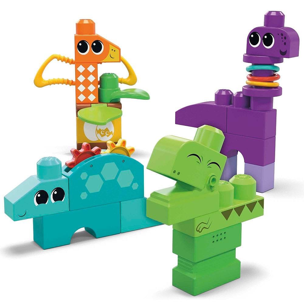 Mega Bloks Dinossauros Brincalhões - Mattel