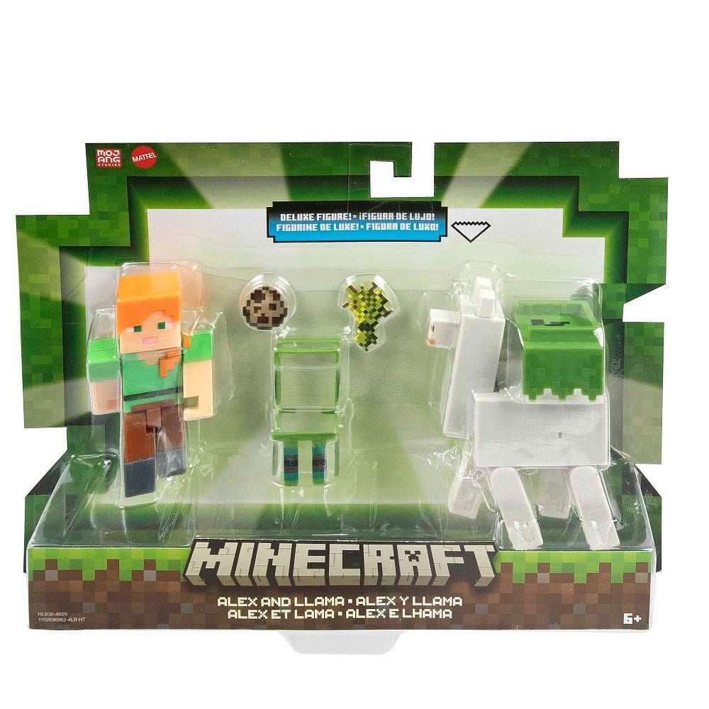 Minecraft Pacote com Alex e Lhama - Mattel