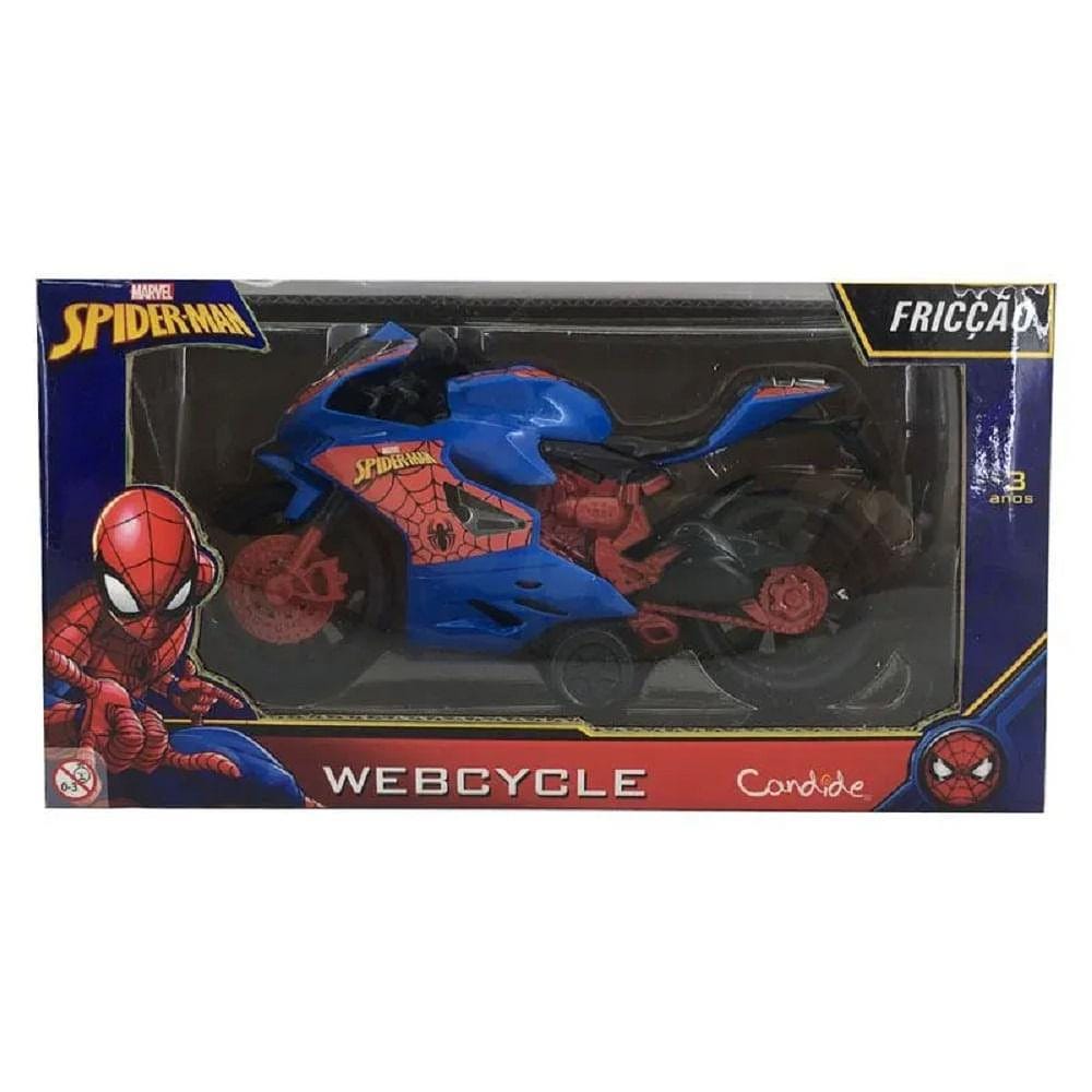 Moto Roda Livre Spider Man Webcycle - Candide