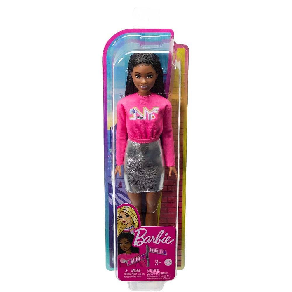 Barbie Acampamento Brooklyn Saia Metalizada - Mattel