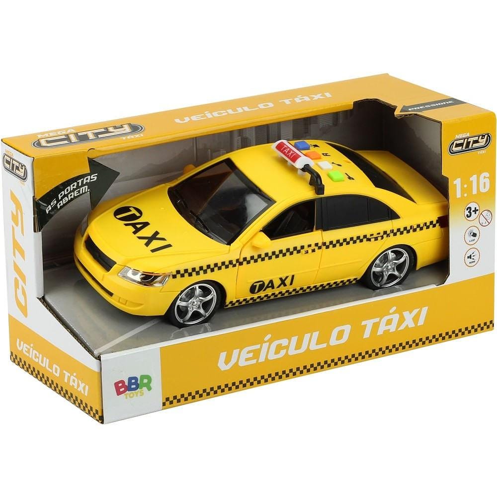 Táxi com Luzes e Sons - BBR Toys