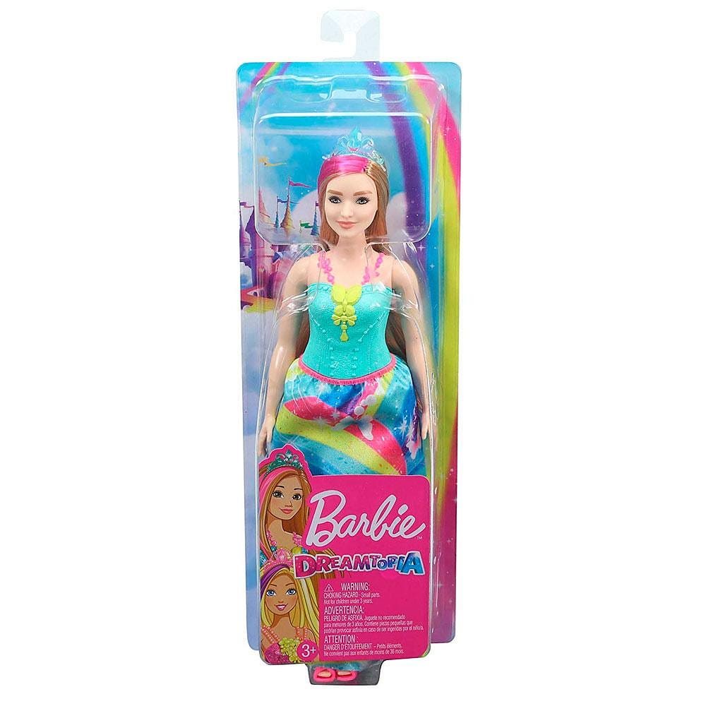 Barbie Dreamtopia Princesa Loira Vestido Borboleta - Mattel