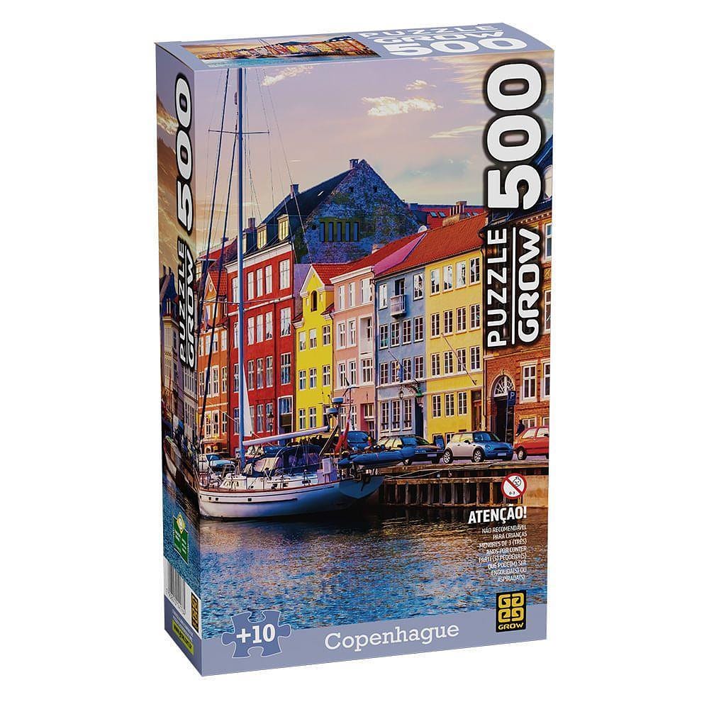 Quebra Cabeça Copenhague 500 Peças - Grow