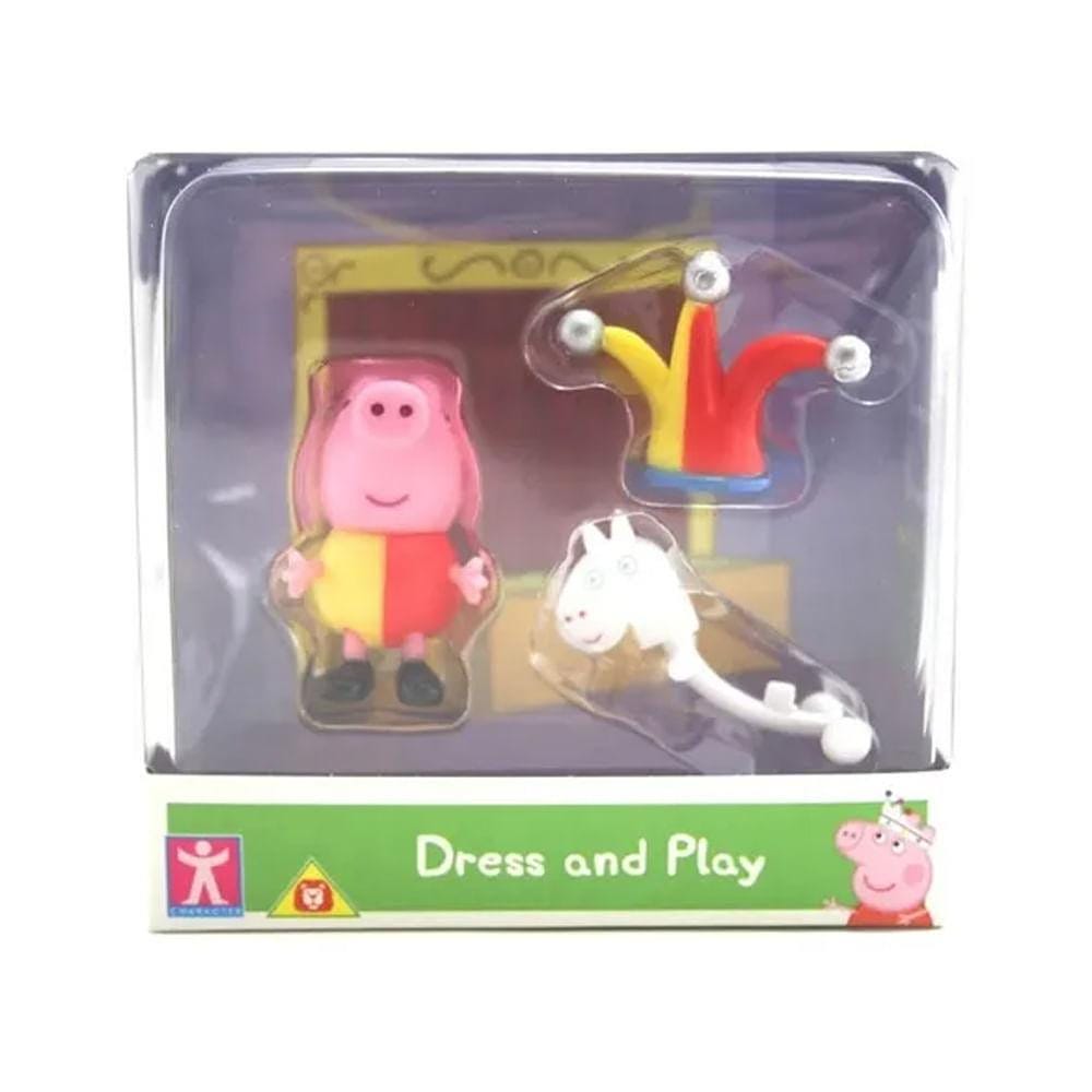 Mini Figura Com Roupinha Peppa Pig George - Sunny