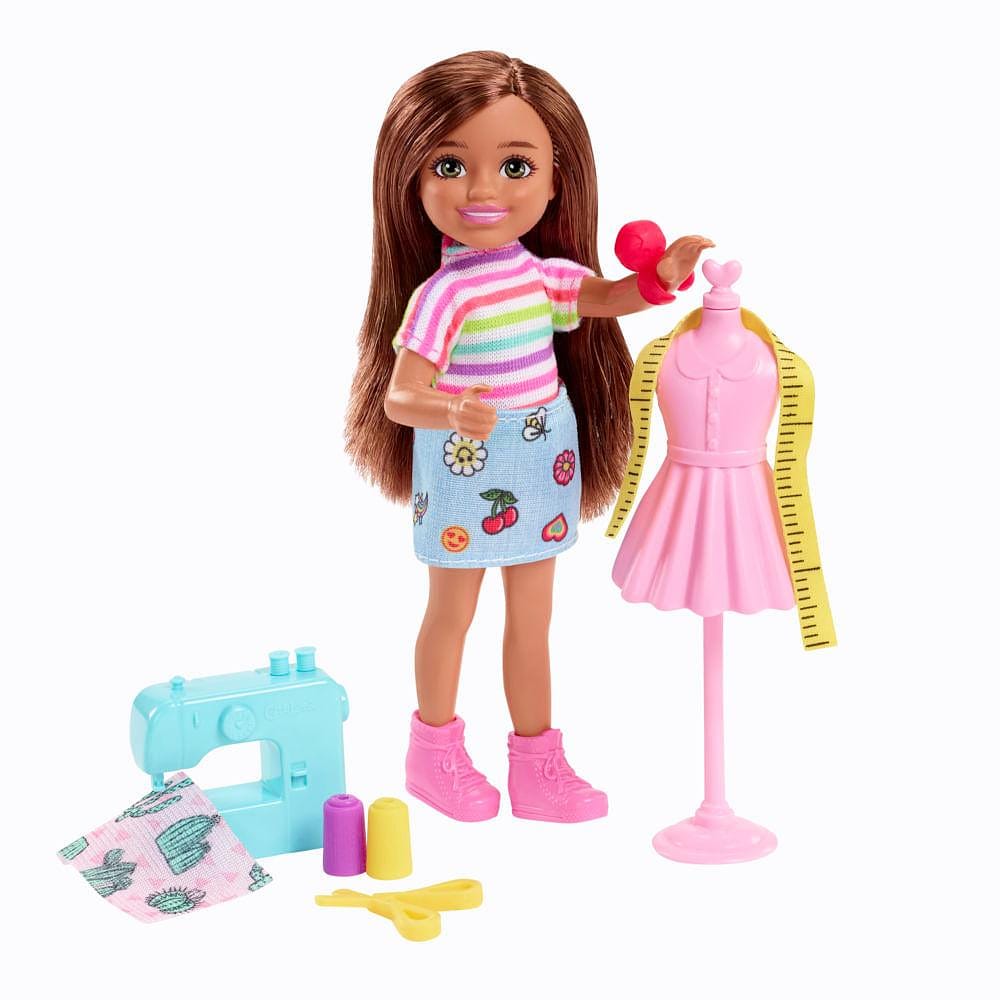 Boneca Barbie Chelsea Pode Ser...Estilista - Mattel