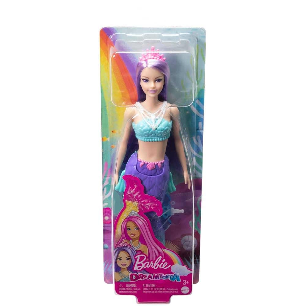 Boneca Barbie Dreamtopia Sereia Cabelo Roxo - Mattel
