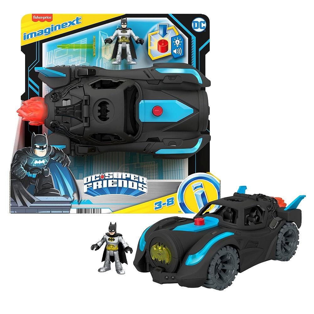 Imaginext DC Super Friends Batmóvel com Mini Batman - Mattel