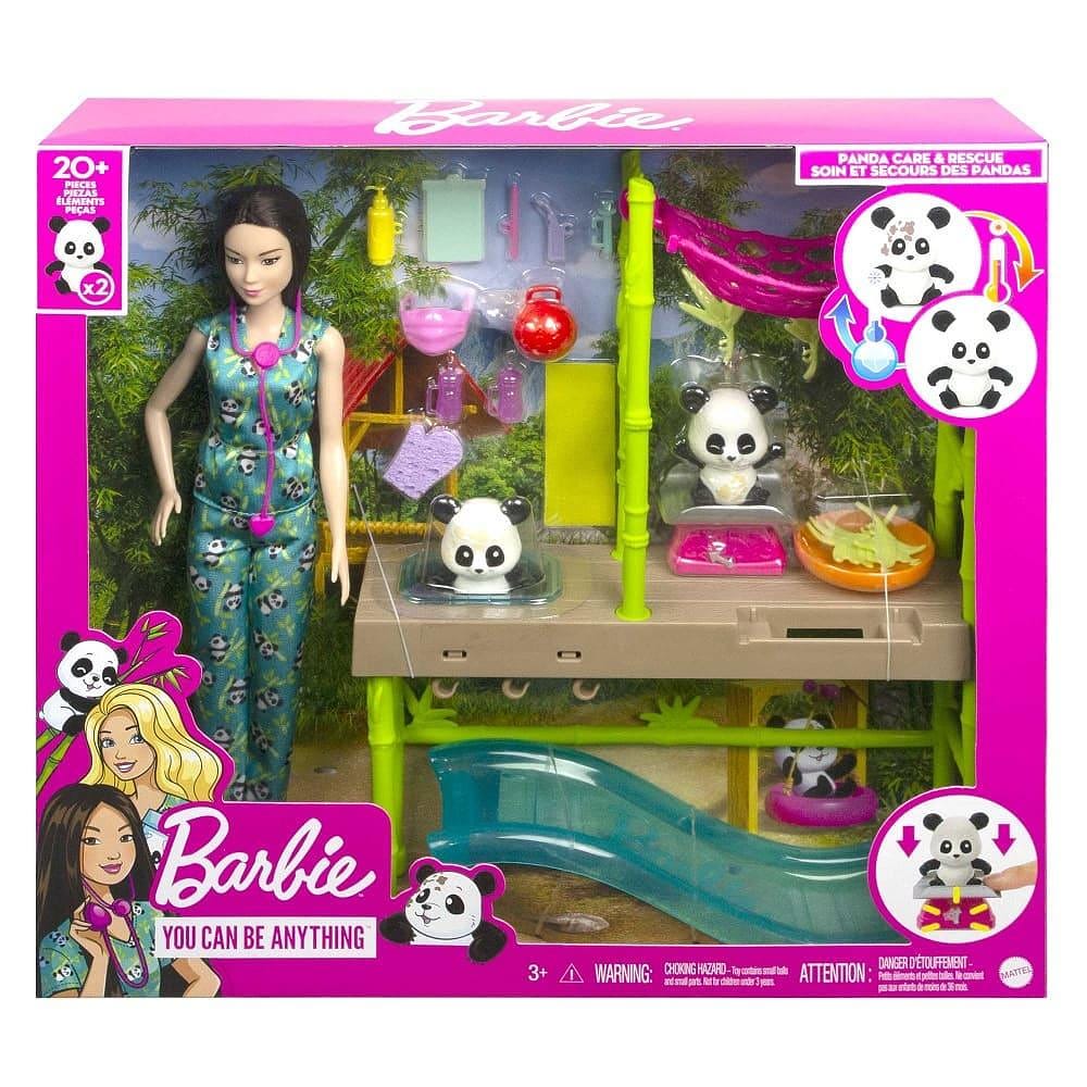 Barbie Cuidados e Resgate de Pandas - Mattel
