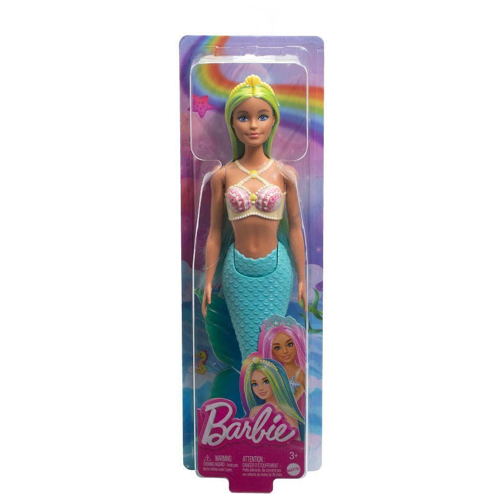 Barbie Fantasia Sereia com Cabelo Azul e Amarelo - Mattel