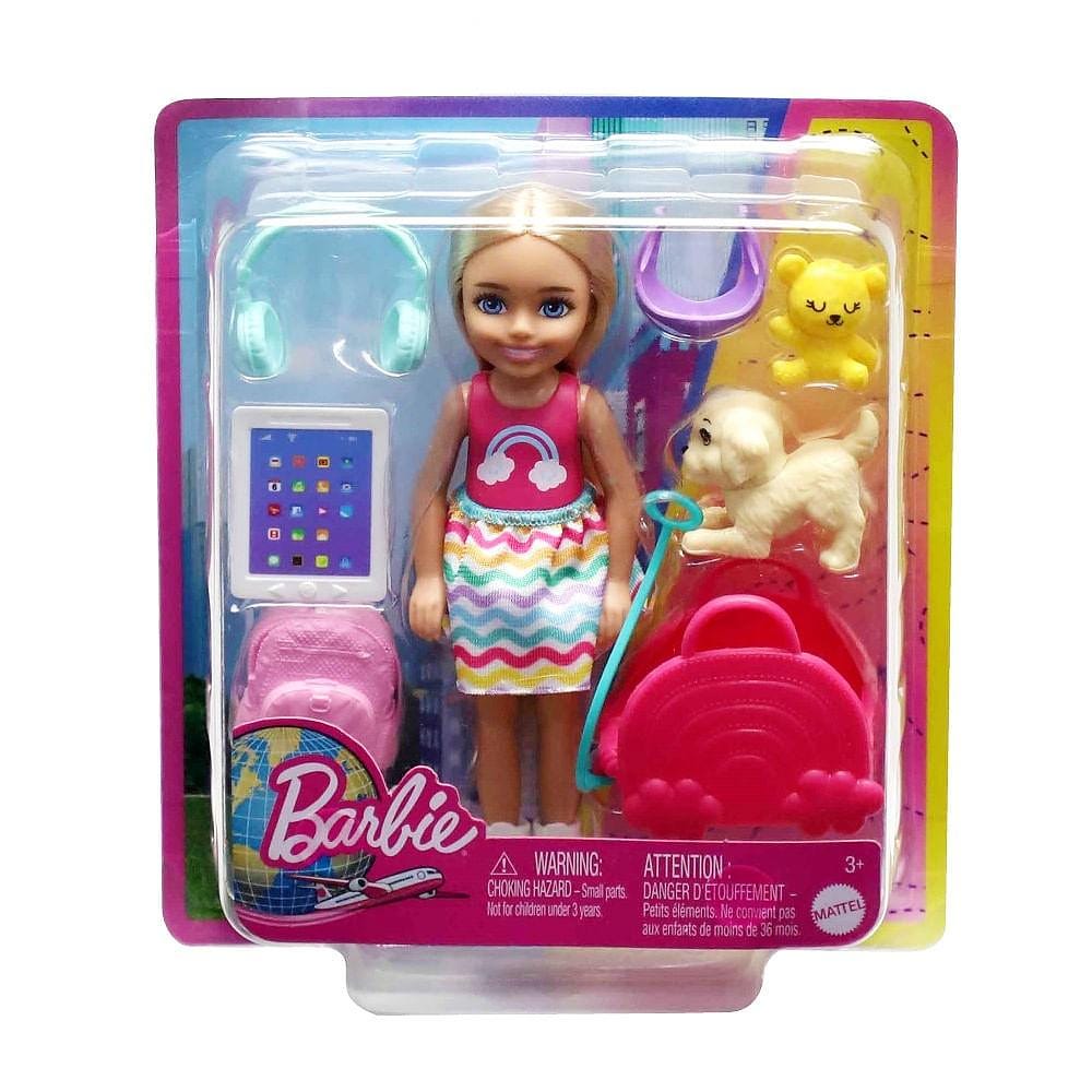 Barbie Chelsea Viajeira com Acessórios - Mattel