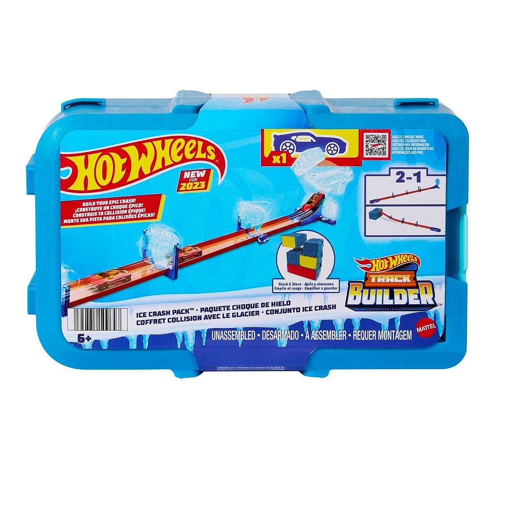 Hot Wheels Caixa Pista de Acrobacias Ice Crash - Mattel