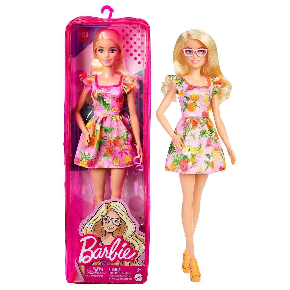 Barbie Fashionista Vestido Tropical - Mattel