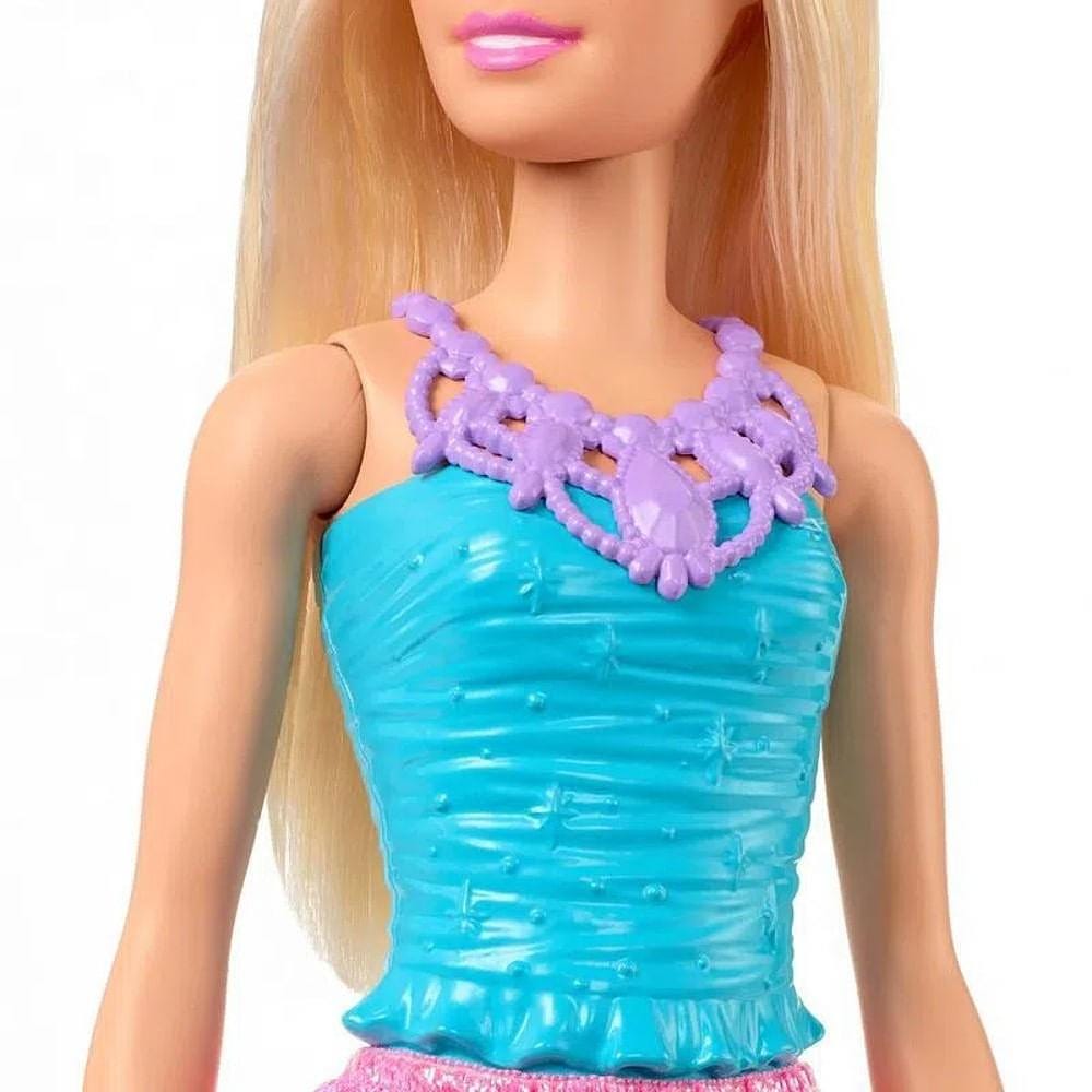 Boneca Barbie Princesa Dreamtopia Saia Rosa - Mattel
