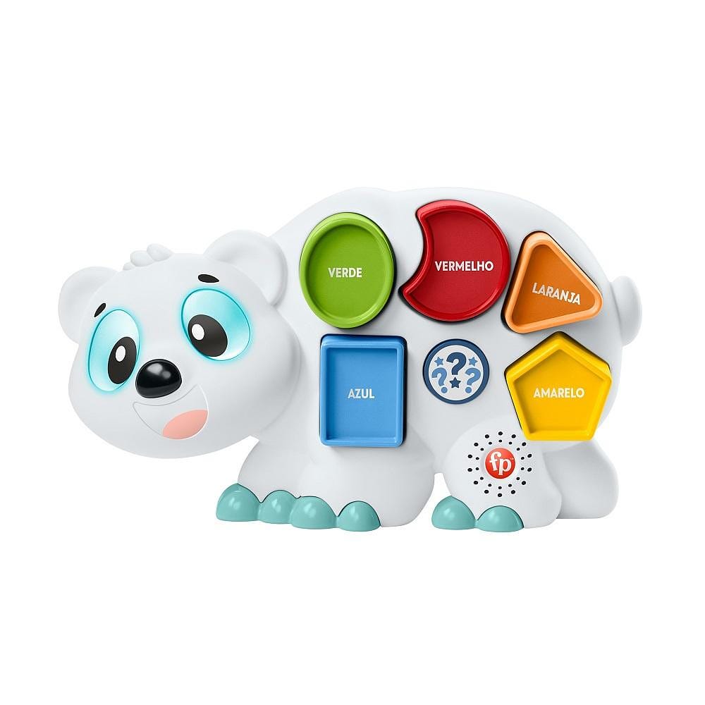 Urso Polar Linkimals Figuras Coloridas com Sons - Mattel