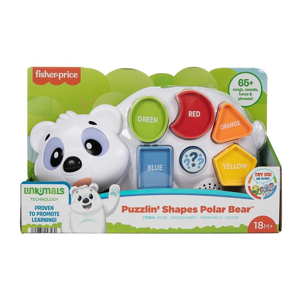 Urso Polar Linkimals Figuras Coloridas com Sons - Mattel