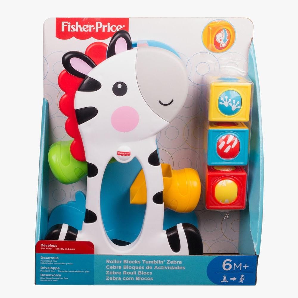 Fisher Price Blocos Surpresa Zebra - Mattel