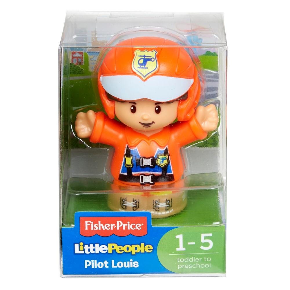 Fisher Price Little People Piloto Louis - Mattel