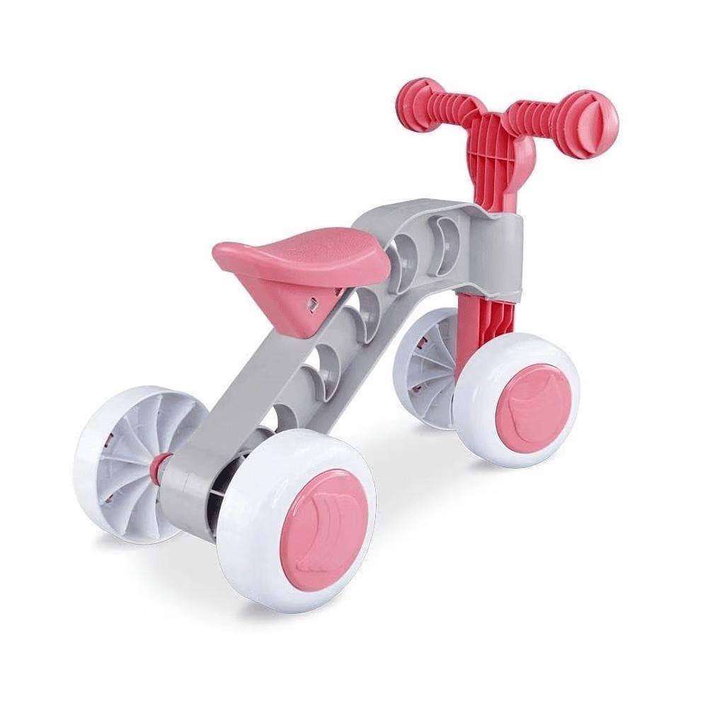 Triciclo Infantil Equilíbrio Toyciclo Rosa - Roma