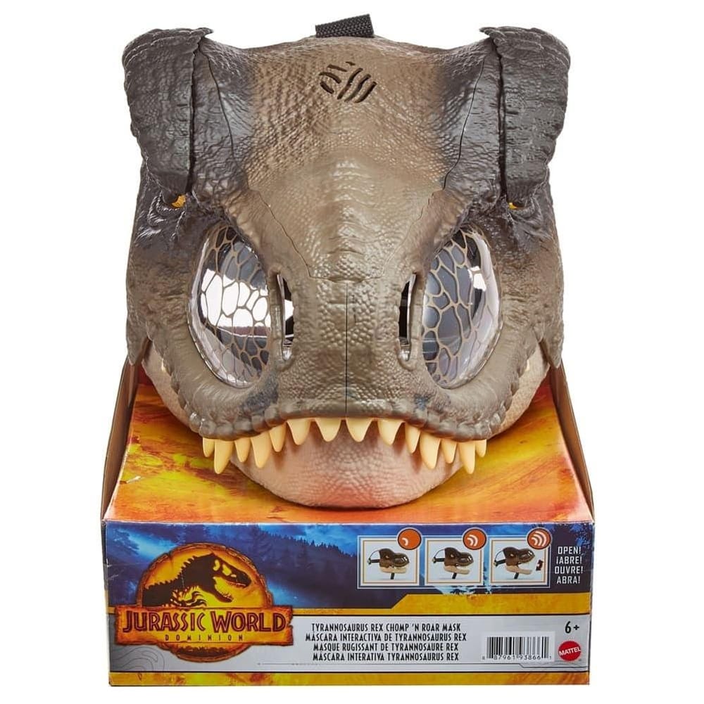 Jurassic World Máscara Morde e Ruge T-Rex - Mattel