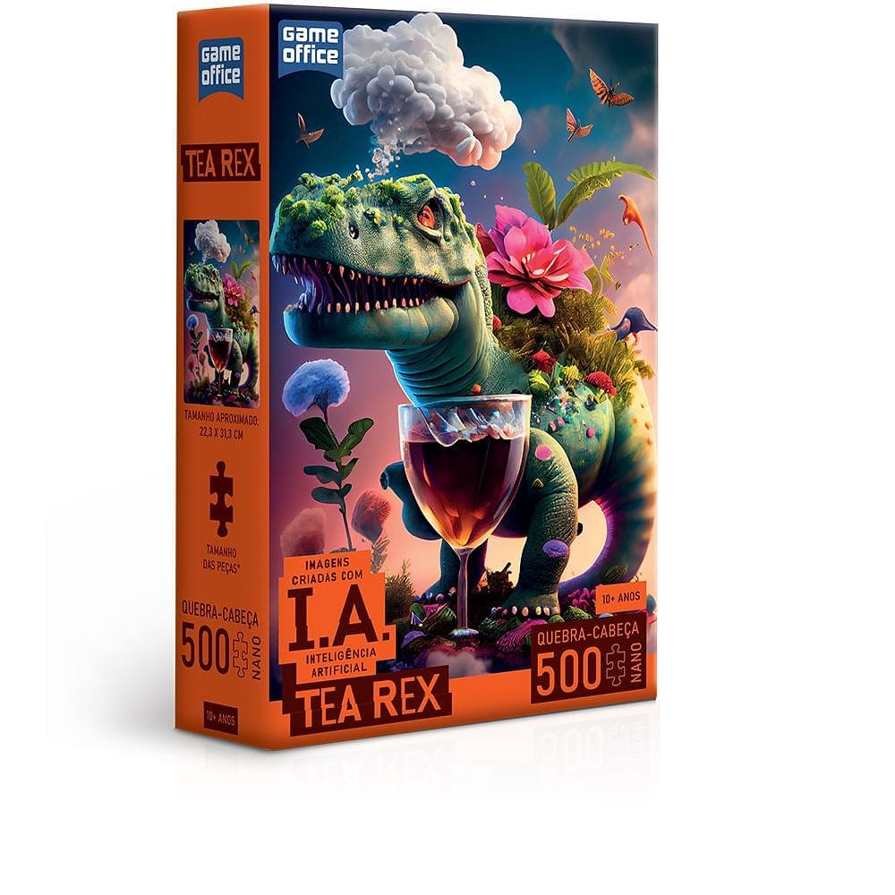 Quebra Cabeça 500 Peças Nano Tea Rex - Toyster