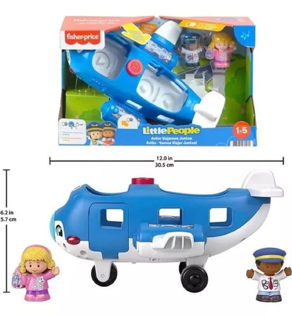 Fisher Price Avião Grandes Surpresas- Mattel
