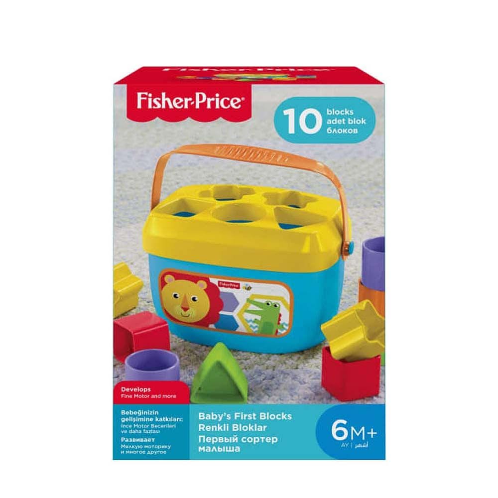 Fisher Price Os Primeiros Blocos do Bebê 10 Peças - Mattel