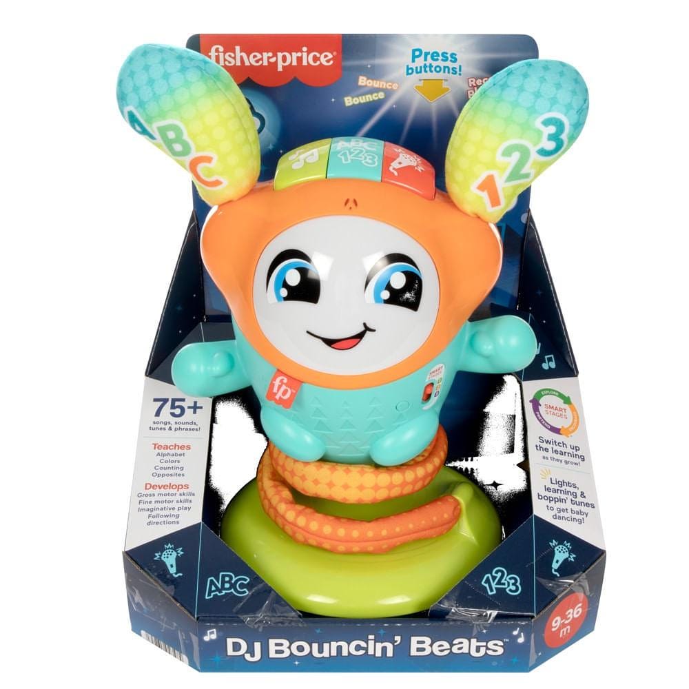 Fisher Price Dj Bouncy Pular e Aprender - Mattel
