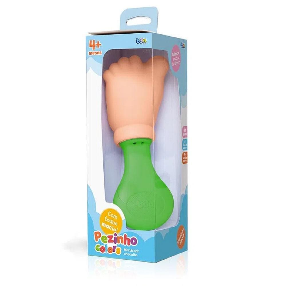 Mordedor Pezinhos Coloridos Verde - Toyster