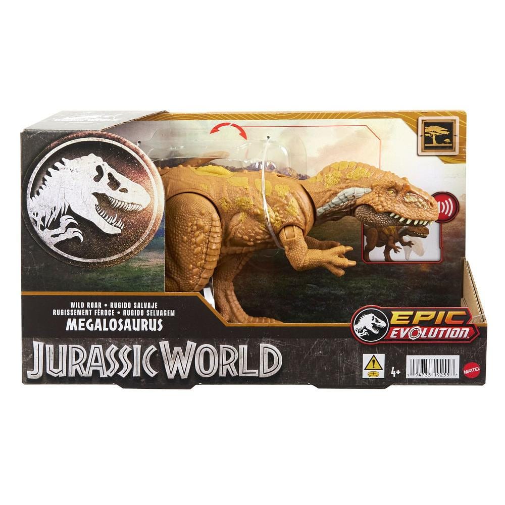 Jurassic World Rugido Selvagem Megalosaurus - Mattel
