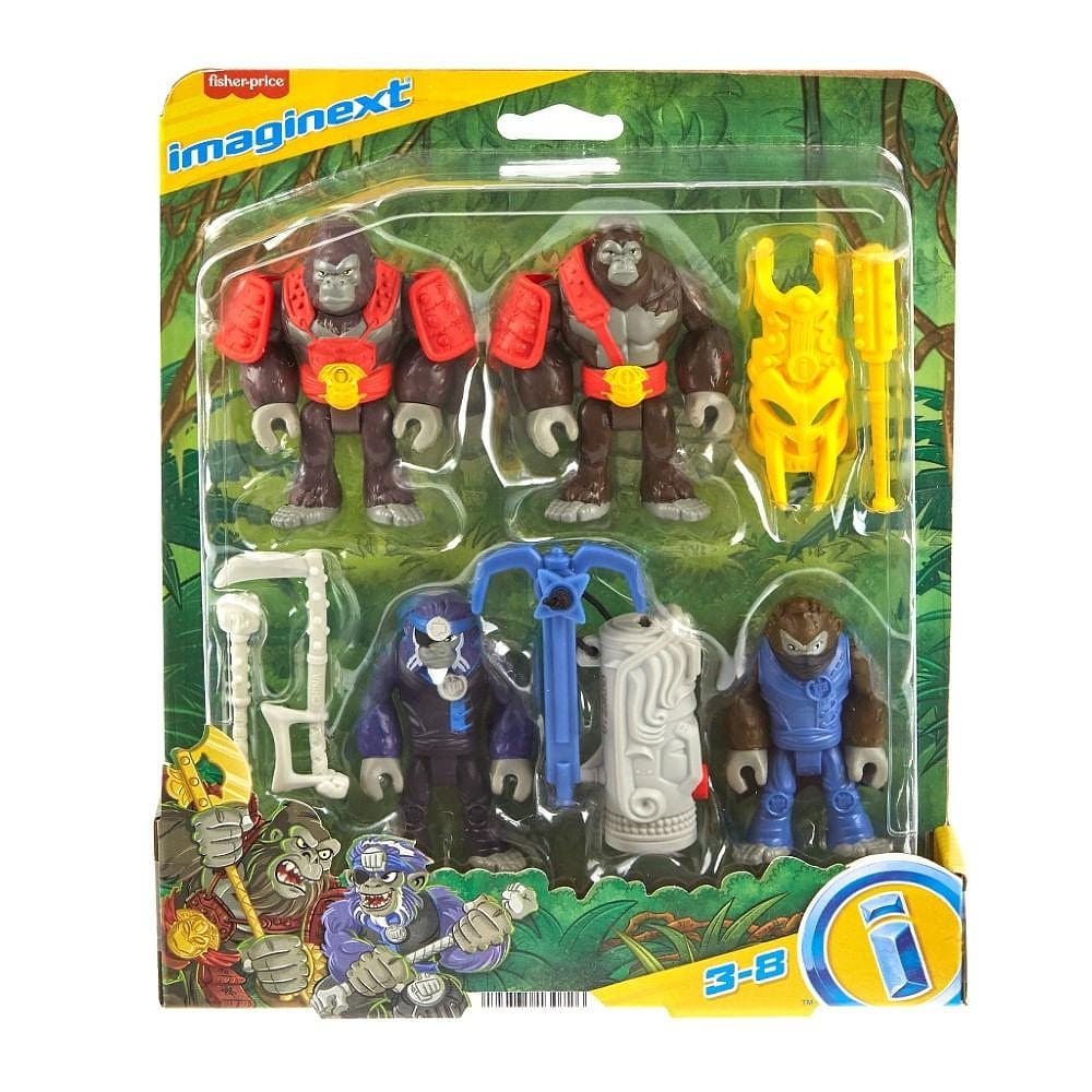 Imaginext Mundo Aventura Gorilas e Macacos - Mattel