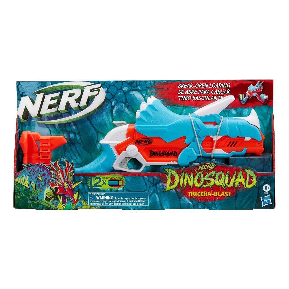 Nerf DinoSquad Tricerablast 12 Dardos - Hasbro