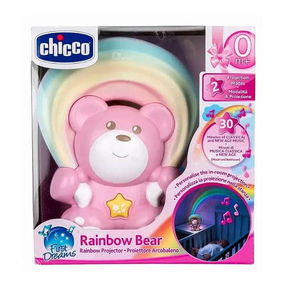 Ursinho Rainbow Rosa - Chicco