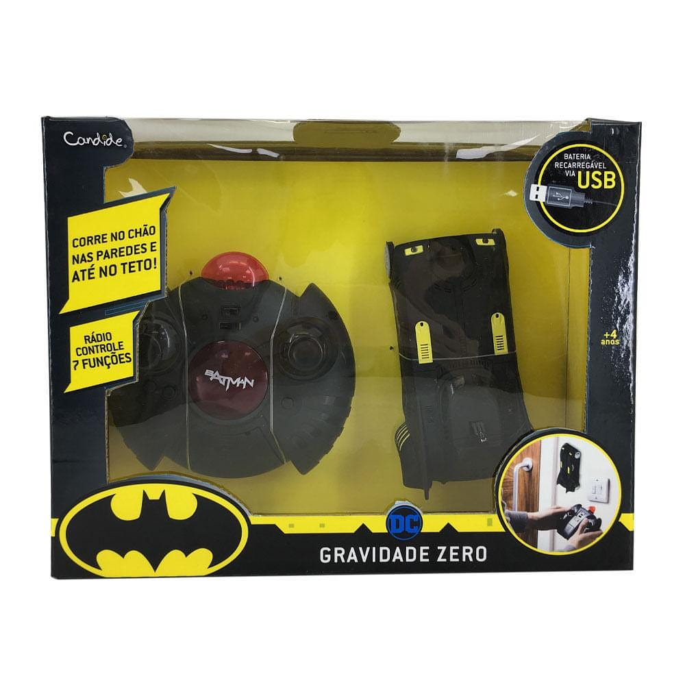 Batman Carrinho Controle Remoto Gravidade Zero - Candide