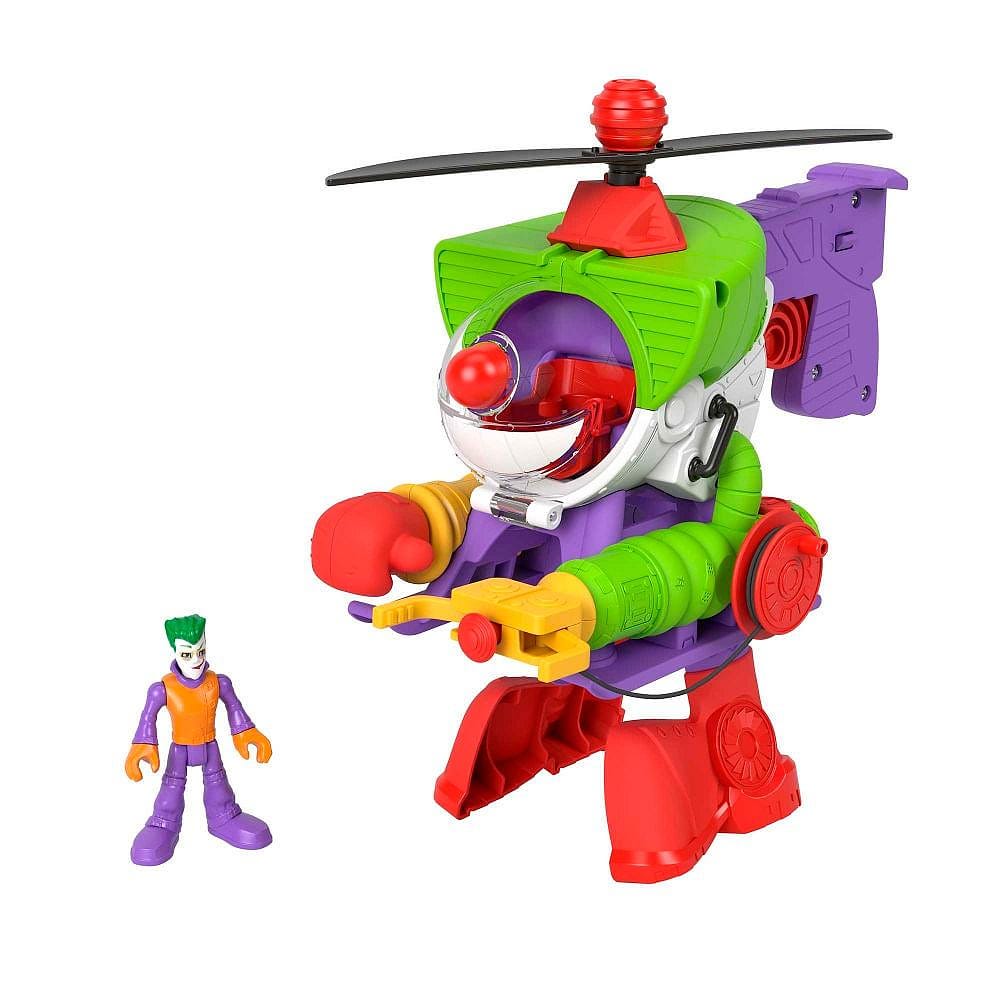 Imaginext DC Super Friends Coringa Robo Copter - Mattel