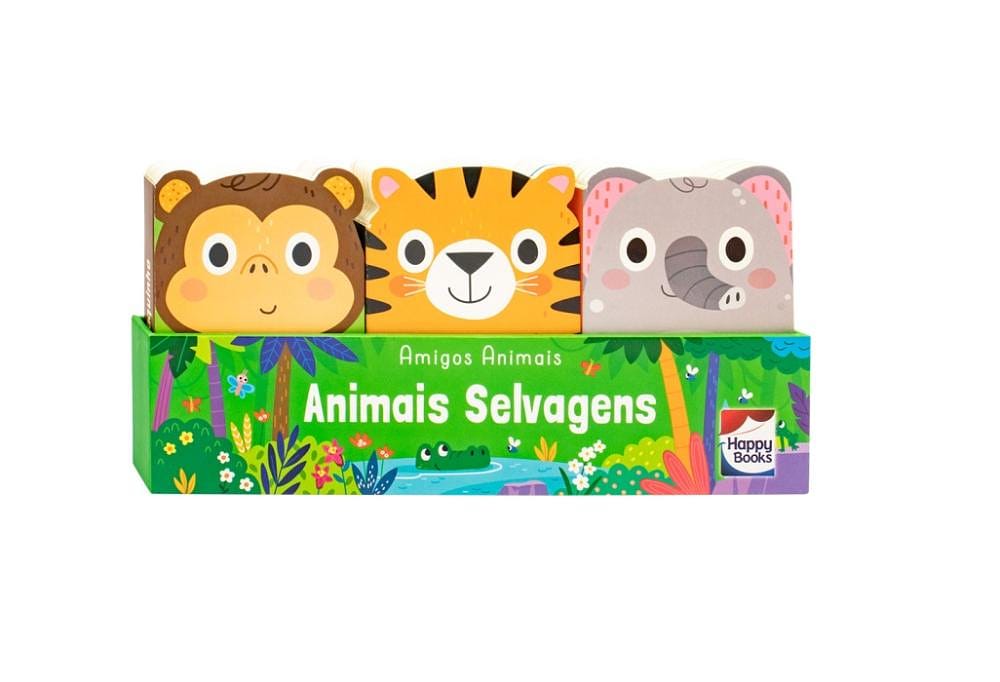Amigos Animais - Animais Selvagens - Happy Books