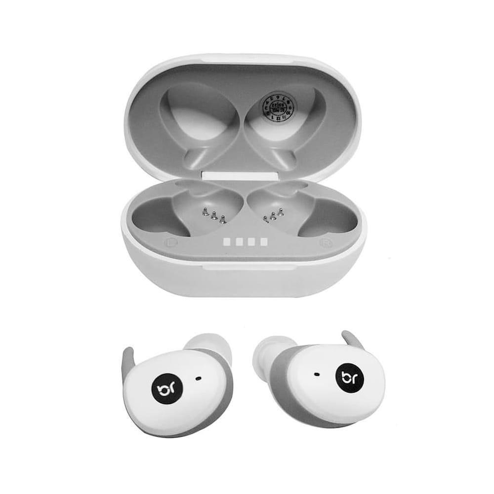Fone de Ouvido FN583 TWS Sport Nano Resistente à água Microfone Integrado e Bluetooth – Branco