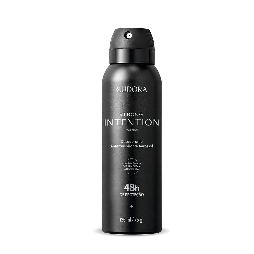 Eudora Intention Strong Desodorante Antitranspirante Aerossol 125ml