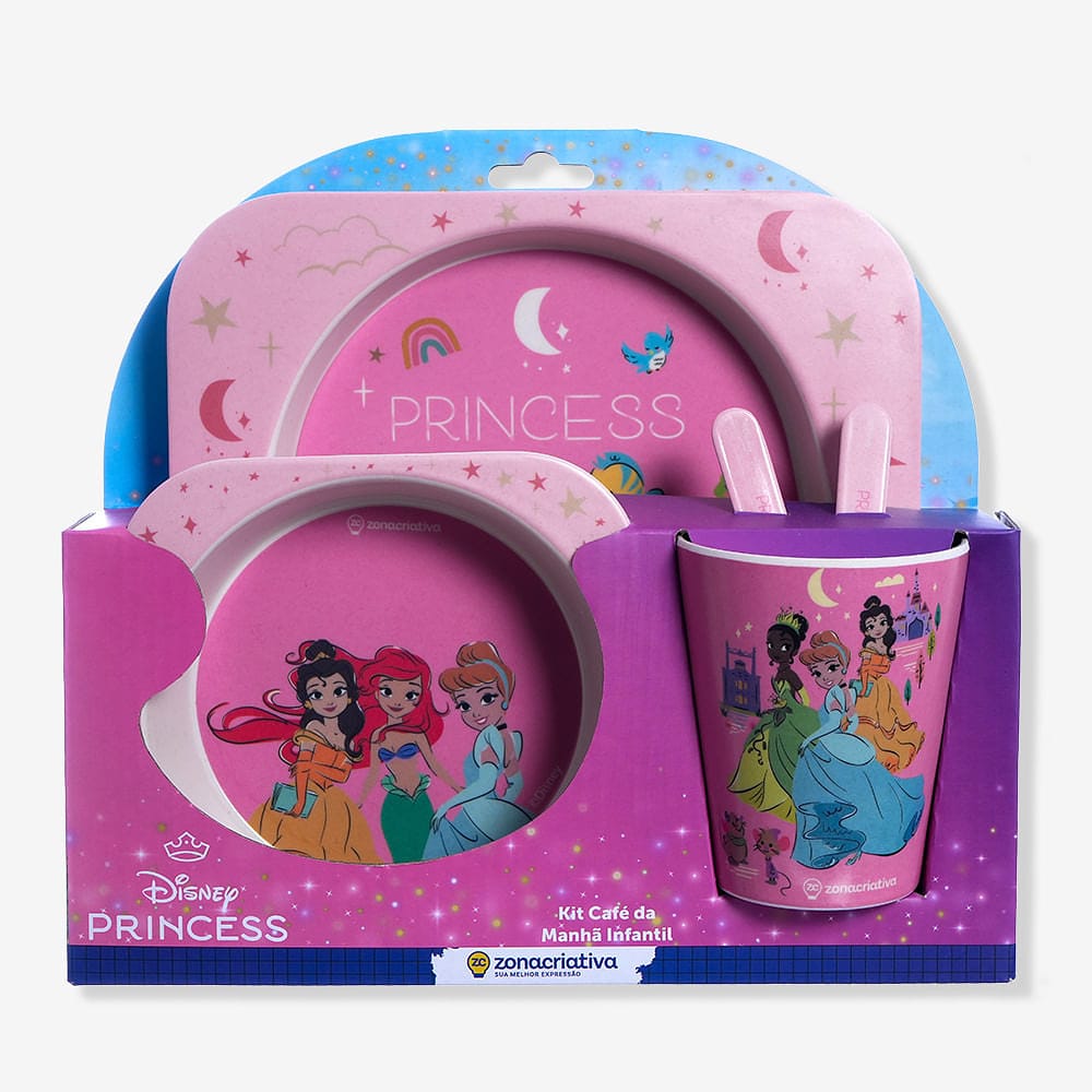 Kit Alimentação Infantil Princesas - Disney