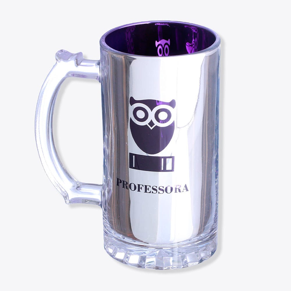 Caneca de Chopp Eletrostática Profissões Professora - Zonacriativa