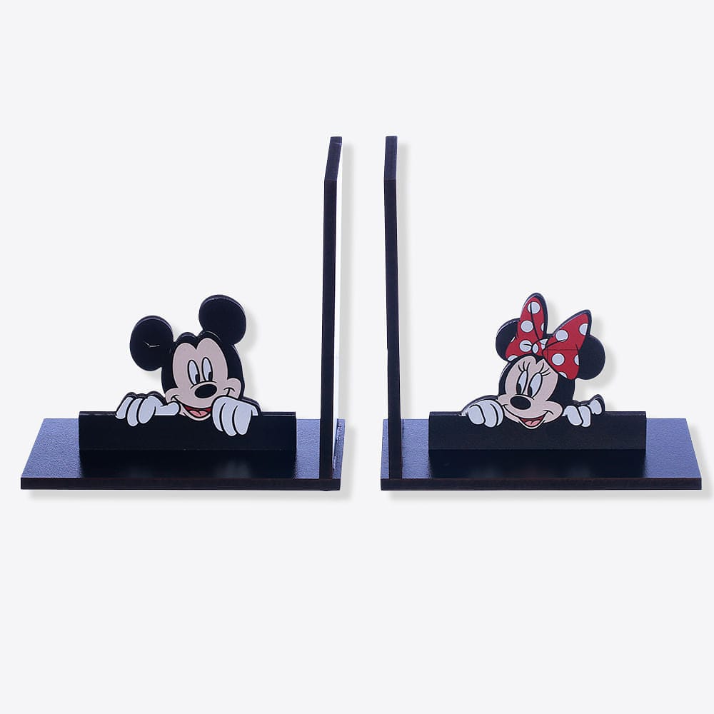 Porta Livros Mickey e Minnie - Disney