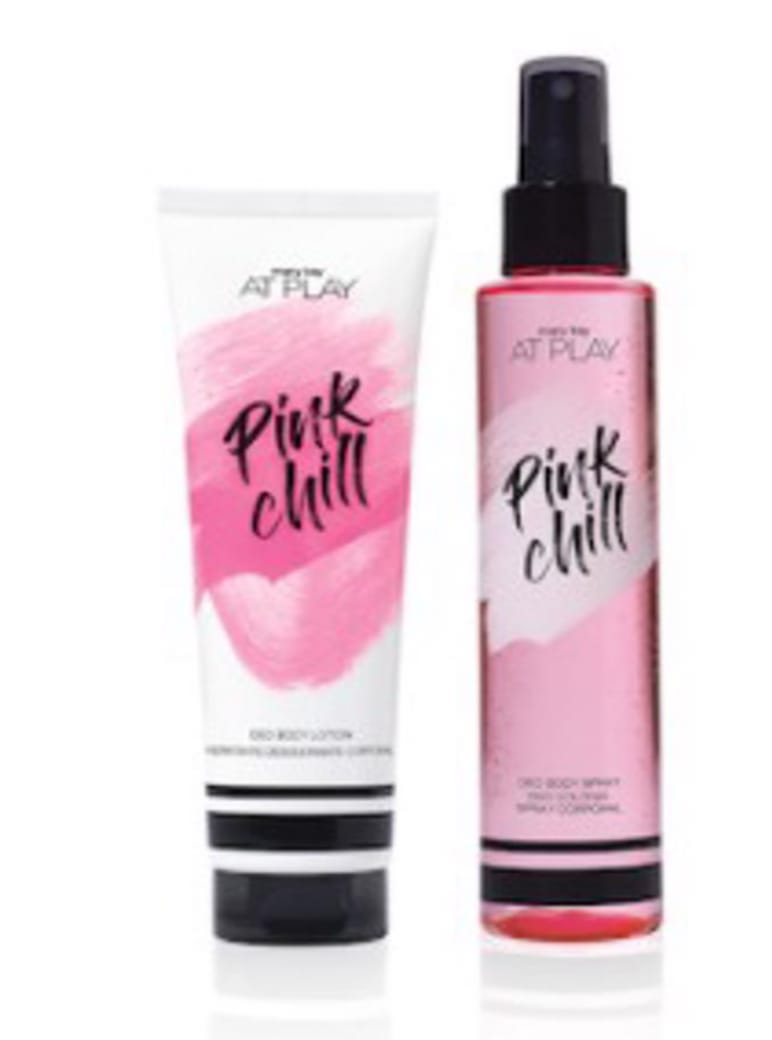Kit Deo Colônia Spray Corporal Pink Chill Feminino