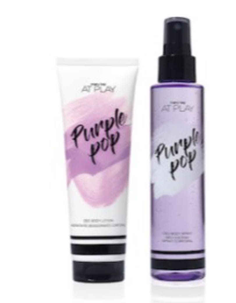 Kit Deo Colônia Spray Purple Pop Feminino