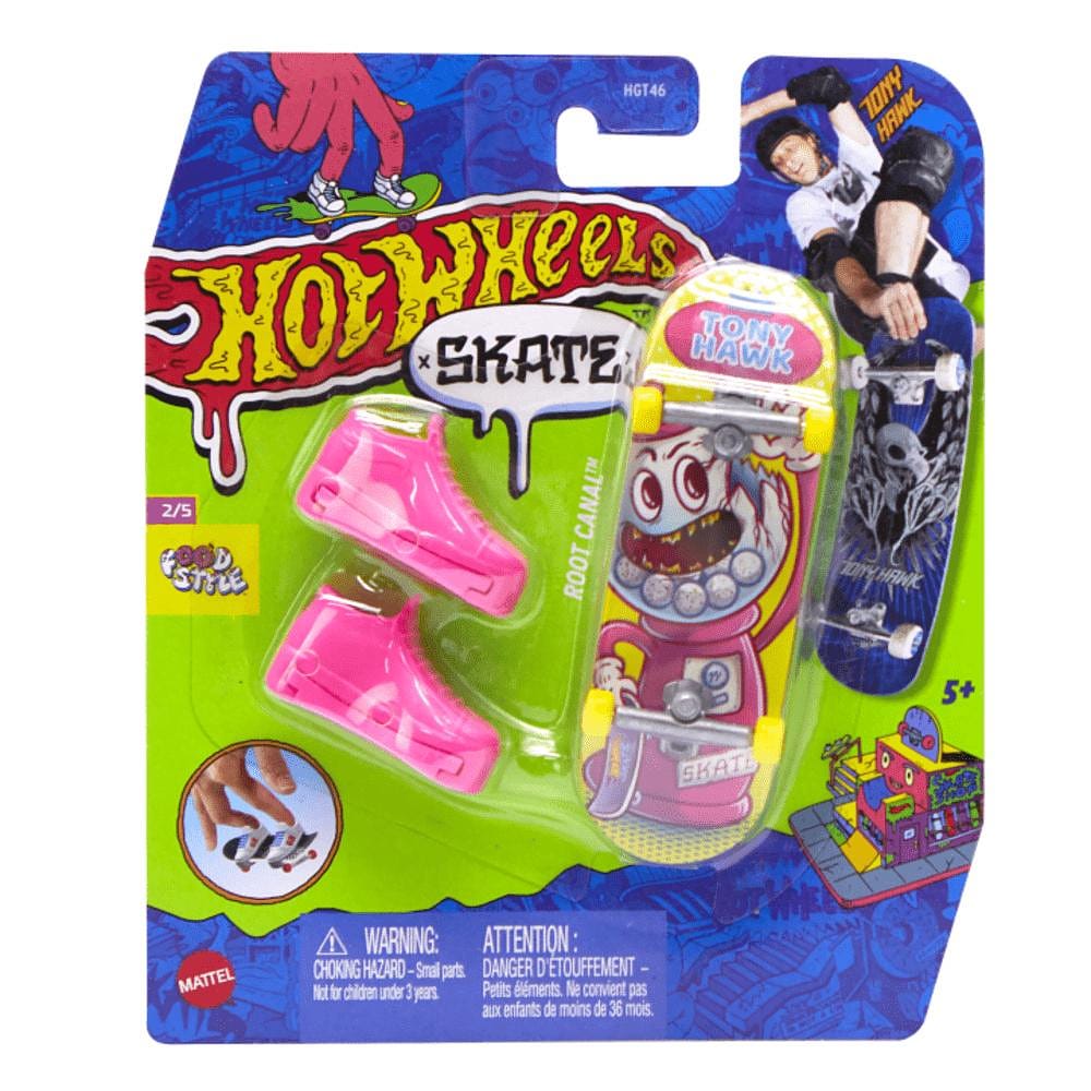 Hot Wheels Skate de Dedo Tony Hawk Root Canal - Mattel