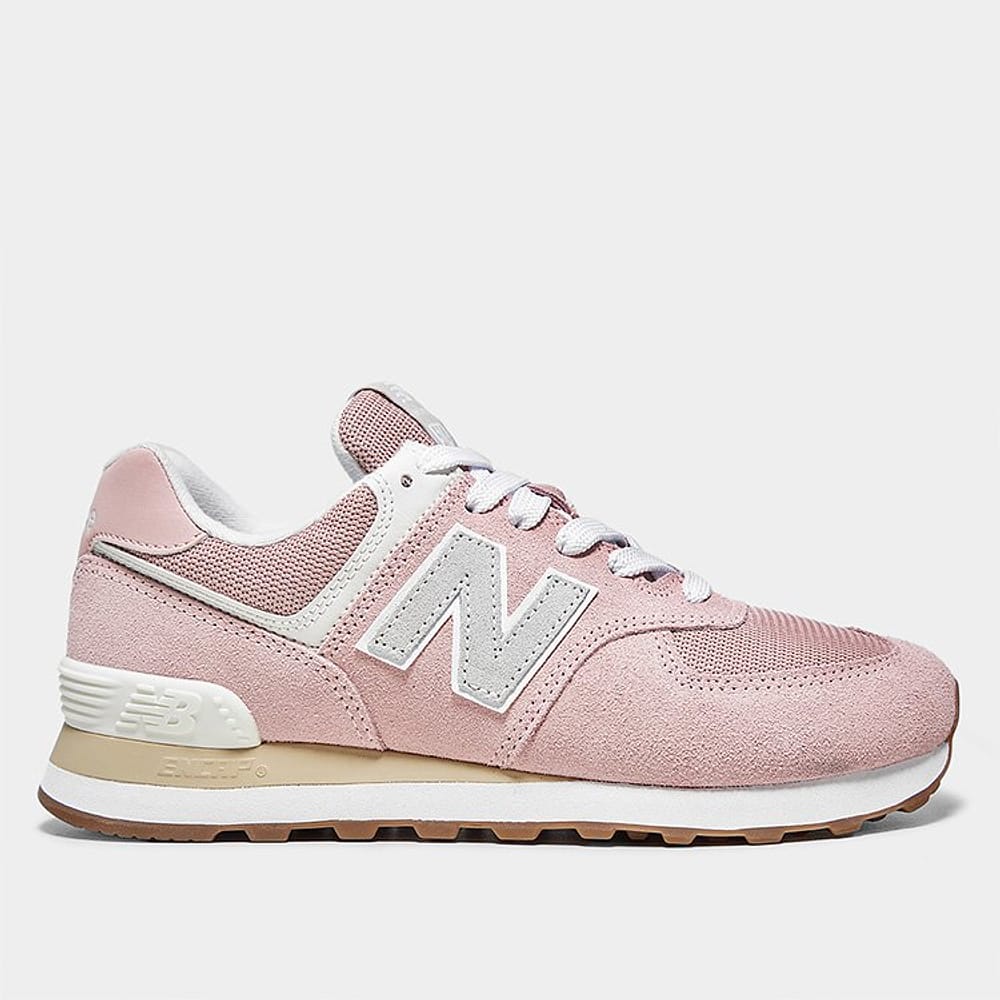 Tênis Couro New Balance 574 V'2 Feminino