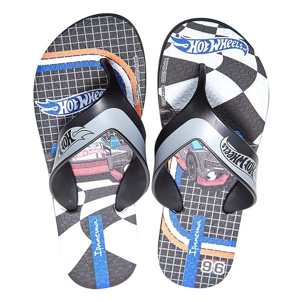 Chinelo Infantil Ipanema Hot Wheels Menino