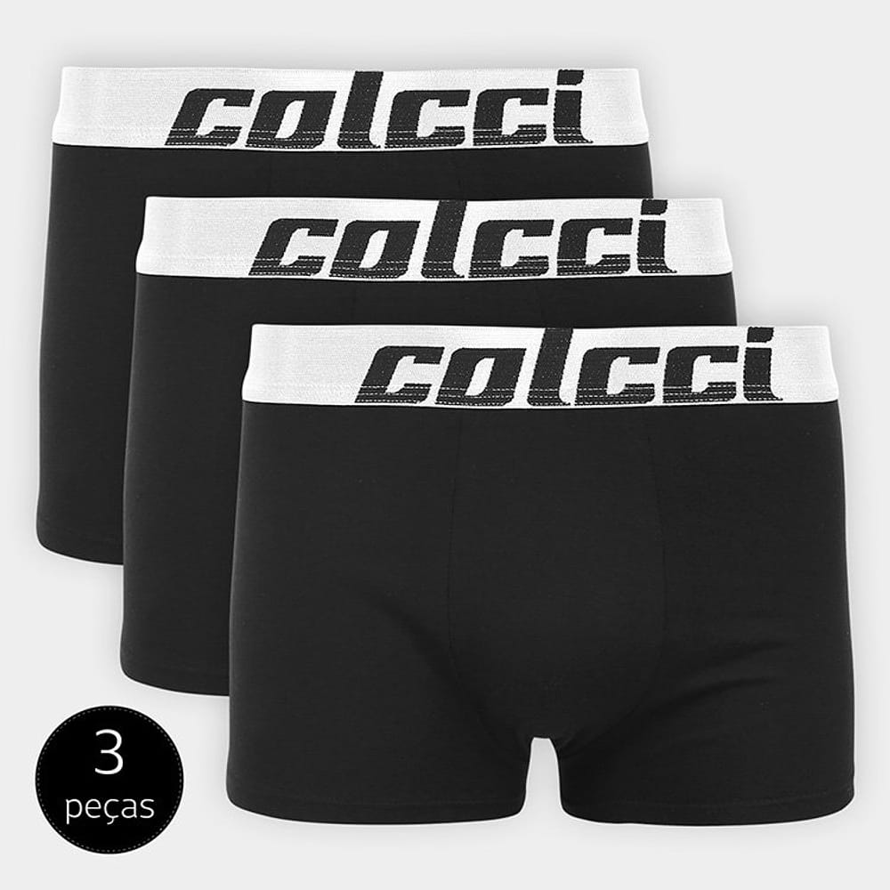Kit Cueca Boxer Colcci Logo 3 Peças
