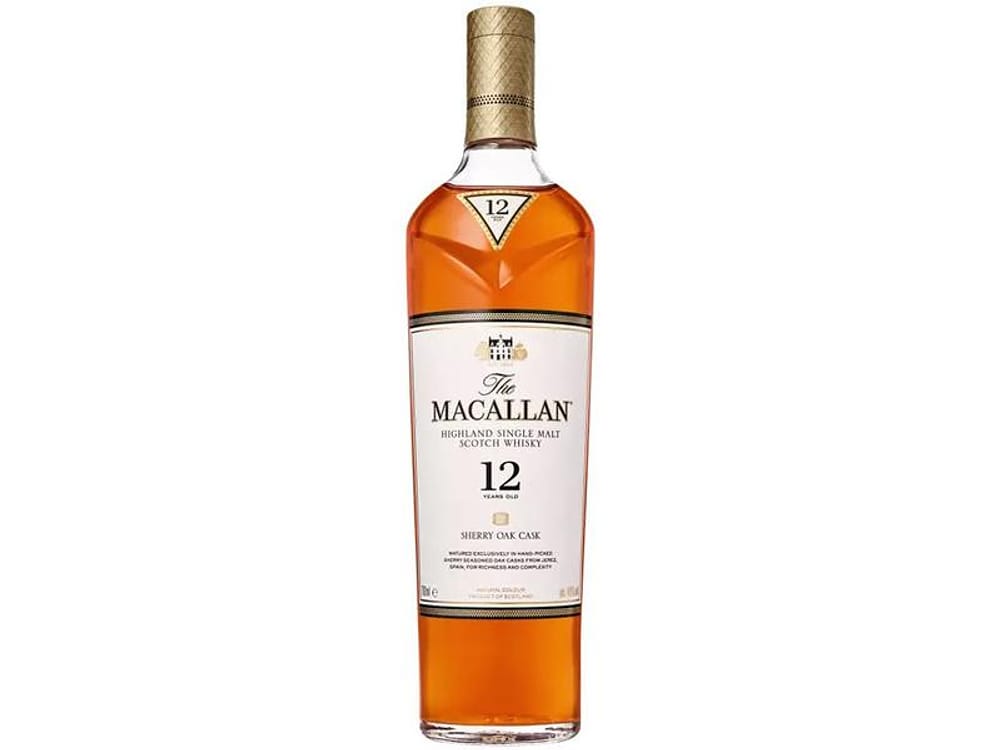 Whisky The Macallan Sherry Oak Cask Single Malt 12 Anos Escocês 700ml