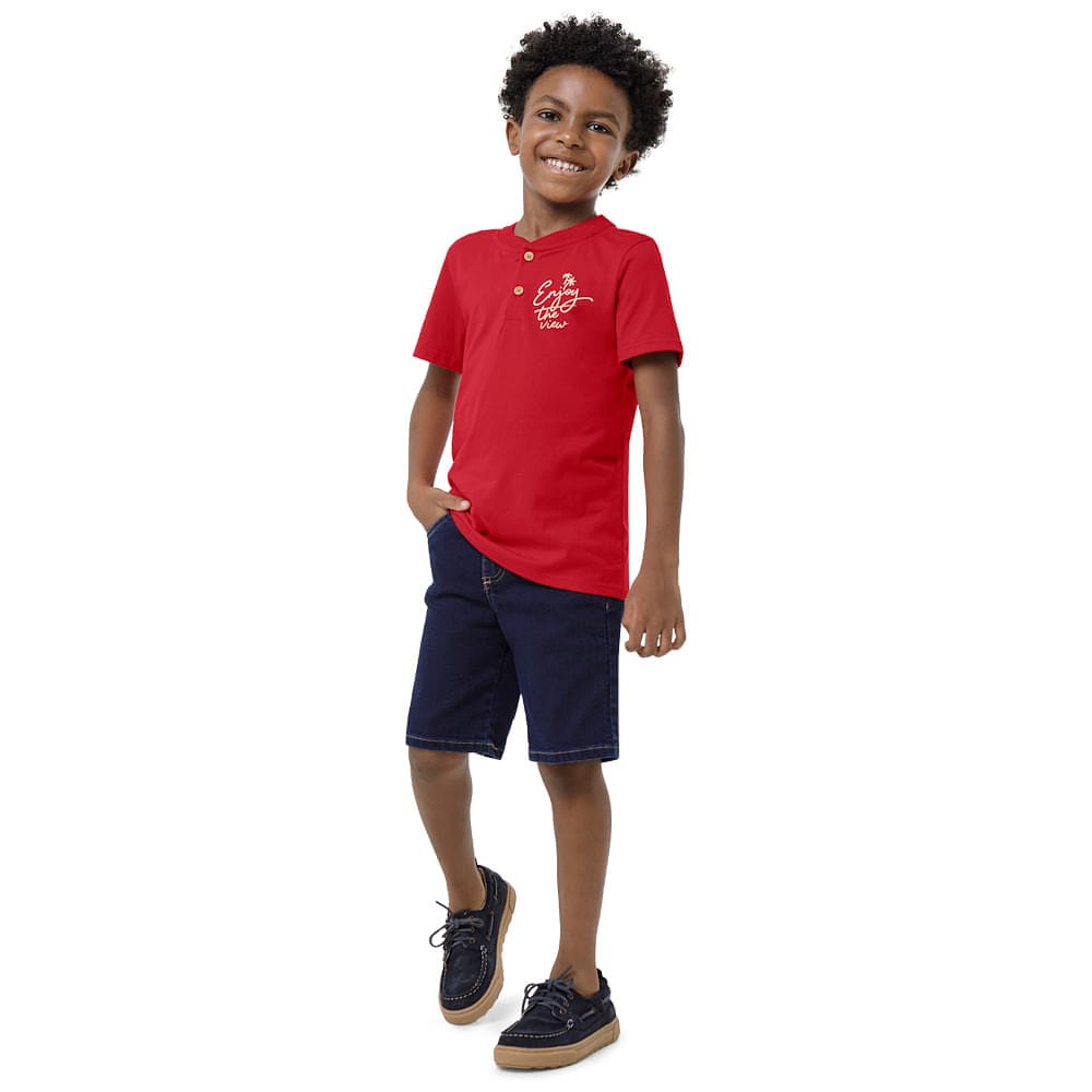 Conjunto Menino Meia Malha e Jeans Com Elastano - Carinhoso