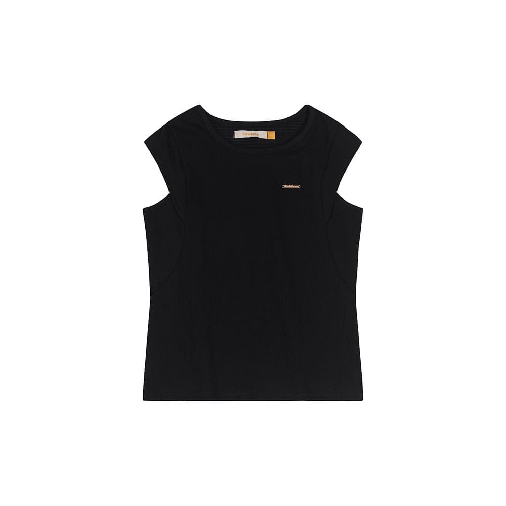 Blusa Menina Recorte Lateral Em Malha Texturizada Carinhoso